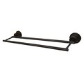 Kingston Brass BAH821318ORB Concord 18" Double Towel Bar, Oil Rubbed Bronze BAH821318ORB